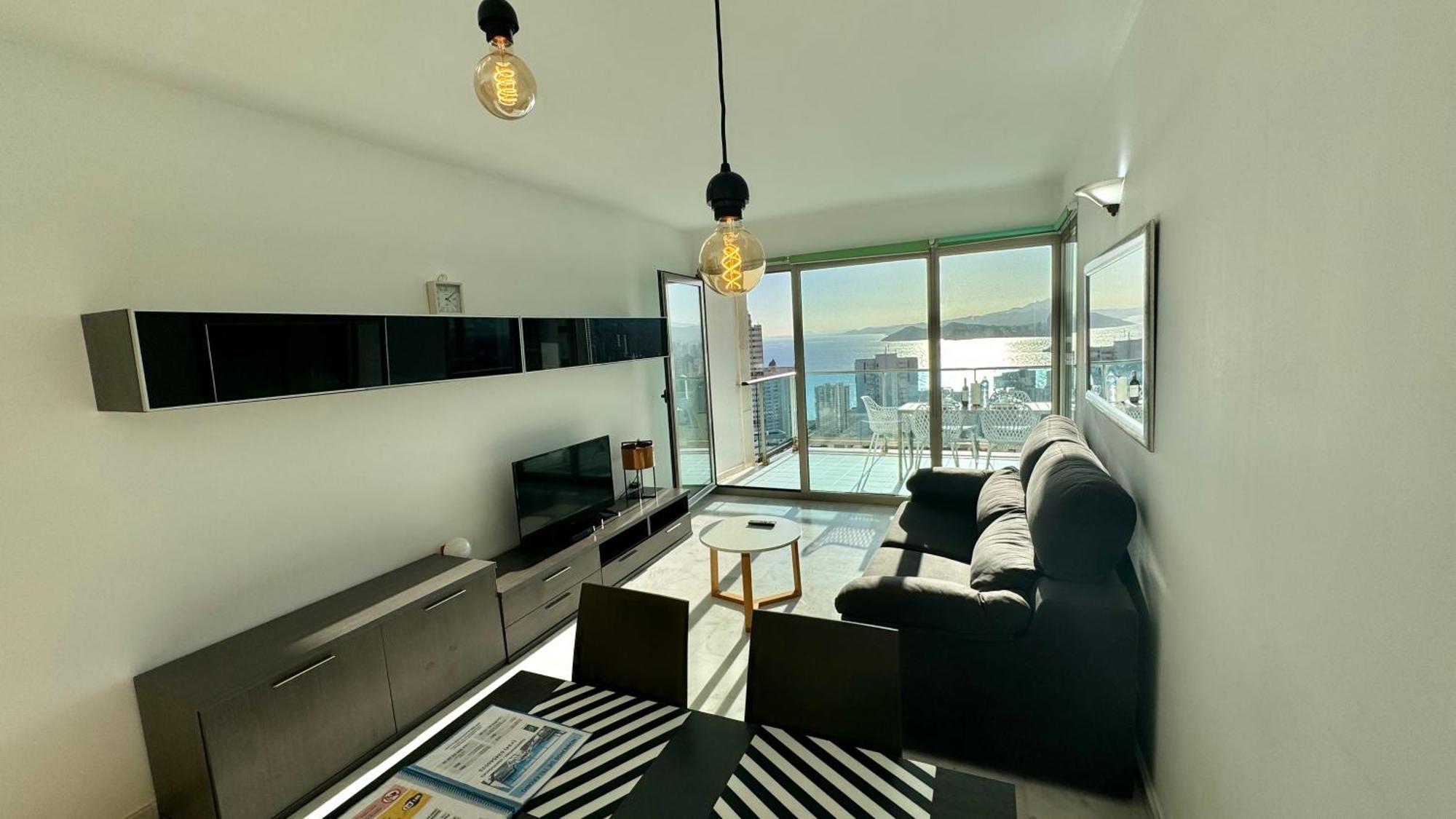 Highrise Apartment With Stunning Views From Private Balcony 85 Benidorm Exterior foto